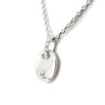 Collier argent  desse  blanc
