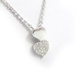 Collier argent love Collier argent love