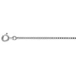 Collier argent maille venitienne 40cm Collier argent maille venitienne 40cm