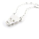 Collier argent tête de mort Collier argent tête de mort