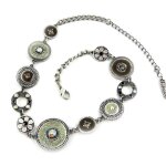 Collier crateur  byzance  gris