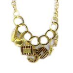 Collier créateur new york ambre doré Collier créateur new york ambre doré