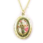 Collier créateur scarlett doré (cassolette) Collier créateur scarlett doré (cassolette)