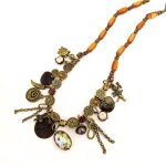 Collier créateur les souvenirs du passé ambre Collier créateur les souvenirs du passé ambre