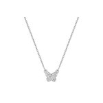 Collier papillon femme - argent 925 - longueur : 42 cm Collier papillon femme - argent 925 - longueur : 42 cm
