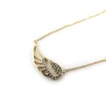 Collier plaqu - or 'les ailes d'ange' dor