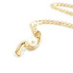 Collier plaqué or pearl beauty blanc Collier plaqué or pearl beauty blanc