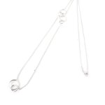 Collier sautoir argent chorégraphie Collier sautoir argent chorégraphie