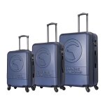 Compagnie de californie - ensemble de 3 valises  roulettes navy cc - t243 navy