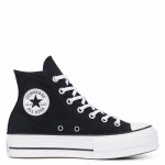 Converse montante platform toile - noir - 38