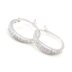 Croles argent  cristal plnitude  blanc