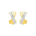 Croles bicolores femme - or 18 carats