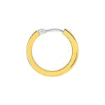 Croles fantaisie femme - or 18 carats - diamtre 13mm