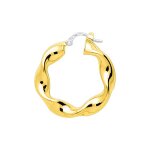 Croles fantaisie femme - or 18 carats - diamtre 15mm