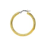 Croles fantaisie femme - or 18 carats - diamtre 30mm