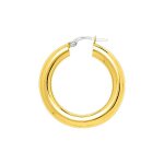 Cr�oles lisses femme - or 18 carats - diam�tre 20mm