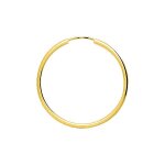 Croles lisses femme - or 18 carats - diamtre 30mm
