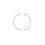 Croles lisses femme - or 18 carats - diamtre 45mm