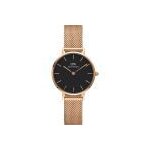 Daniel wellington classique petite 28 melrose noir montre dw00100217