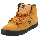 Chaussures dc shoes pure high - top wc pour hommes - baskets en cuir beige - 44