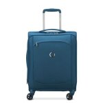 Delsey paris - montmartre air 2. 0 - valise cabine souple slim - 55x40x23 cm - 37 litres - s - bleu clair ...