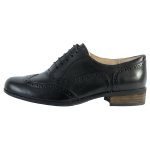 Derby cuir clarks hamble oak - noir - 37 1 / 2