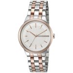 Dkny femme 36mm bracelet & boitier acier inoxydable rose quartz montre ny2464