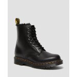 Dr martens boots 1460 serena en cuir doubl�es de fourrure synth�tique - dark grey atlas - 41