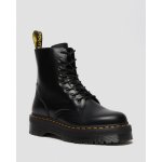 Dr martens boots plateformes jadon - black polished smooth - 42