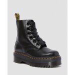 Dr martens boots plateformes molly - black buttero - 39