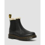 Dr martens chelsea boots 2976 leonore fourres - black burnished wyoming - 38