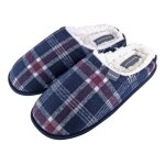 Dunlop - homme confortables eponge hiver chaudes pantoufles chaussons de maison - 40
