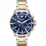 Emporio armani diver ar11362 montre homme bleu marine