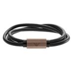 Emporio armani - emporio armani egs2434200 hommes bracelet heritage argent noir 23 cm rf 67757