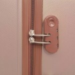 Ensemble de valises � roulettes quatre pi�ces champagne