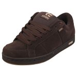 Etnies chaussures kingpin homme - baskets de skate en suede et synthétique, marron noir - 43 Etnies chaussures kingpin homme - baskets de skate en suede et synthétique, marron noir - 43
