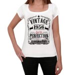 Femme tee - shirt - all original parts aged to perfection 1956 - 68 ans t - shirt graphique id�e cadeau ...