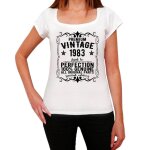 Femme tee - shirt - all original parts aged to perfection 1983 - 41 ans t - shirt graphique id�e cadeau ...