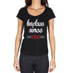 Femme tee - shirt badass depuis 1986 - badass since 1986 - 38 ans t - shirt graphique ide cadeau 38e ...