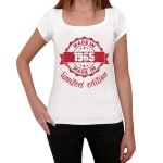Femme tee - shirt �dition limit�e fabriqu�e en 1965 - limited edition made in 1965 - 59 ans t - shirt ...