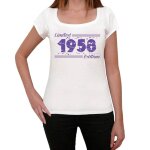 Femme tee - shirt toiles dition limite 1958 - stars, limited edition 1958 - 66 ans t - shirt graphique ...