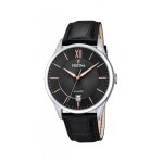 Festina cabellero montre homme acier cuir noir f20426 / 6