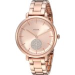 Fossil jacqueline femme 36mm bracelet acier inoxydable quartz montre es4438