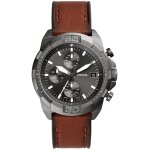 Fossil montre marron chronographe hommes bronson fs5855