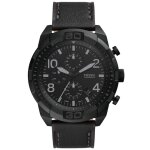Fossil montre noir chronographe hommes bronson fs5874