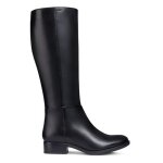 Geox - bottes felicity en cuir - noir - 37