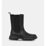 Geox - bottines chelsea junette zippes - noir - 34