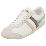 Gola bullet trident femme - baskets en cuir blanc bleu - 37