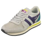 Gola daytona - baskets de luxe femme en textile et cuir - gris multicolore - 37