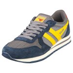 Gola daytonas pour hommes - baskets mode en textile et suéde, bleu marine - gris clair - 44 Gola daytonas pour hommes - baskets mode en textile et suéde, bleu marine - gris clair - 44